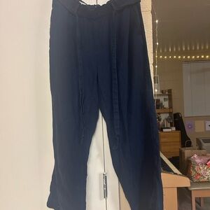 LOFT Dark Blue Wide Leg Pants